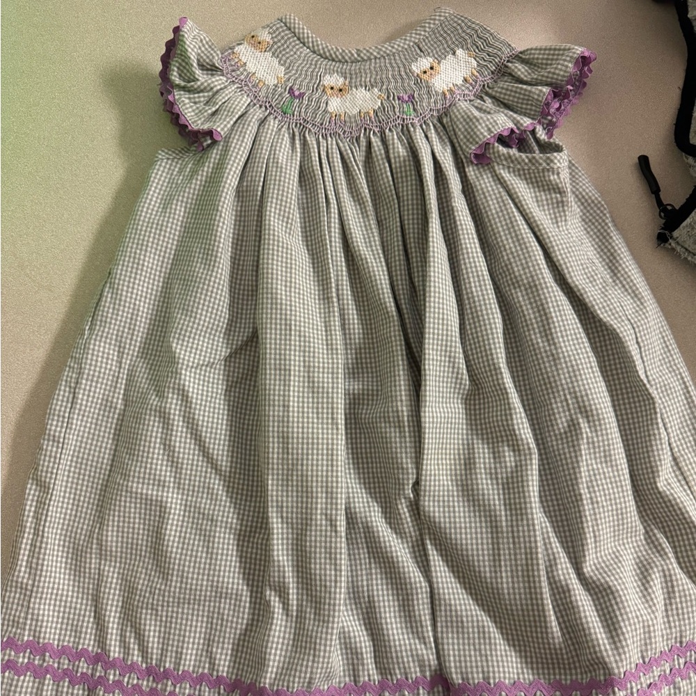 Stellybelly brand smocked dress 18 month